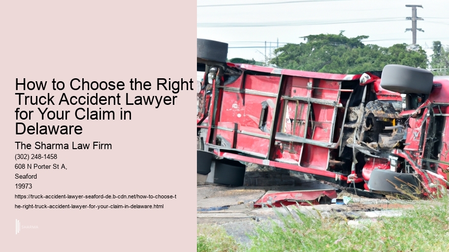 How to Choose the Right Truck Accident Lawyer for Your Claim in Delaware 